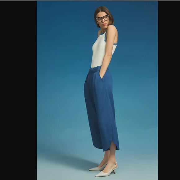 Mare Mare Curved-Hem Chino Pants - New Large - Picture 2 of 7